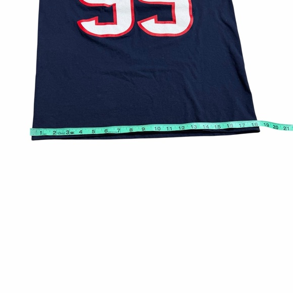 10/$25🦋 NFL Team Apparel Navy Houston Texans 99 WATT Tee - Size Small - Picture 12 of 14